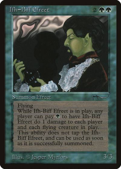 Ifh-Bíff Efreet ARN-50 Arabian Nights Magic card
