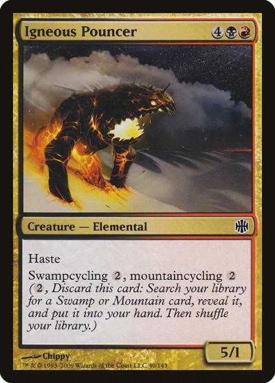Igneous Pouncer ARB-40 Alara Reborn Magic card