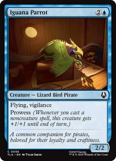 Iguana Parrot TLA-56 Avatar: The Last Airbender Magic card