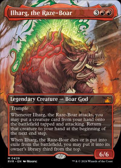 Ilharg, the Raze-Boar RVR-429 Ravnica Remastered Magic card