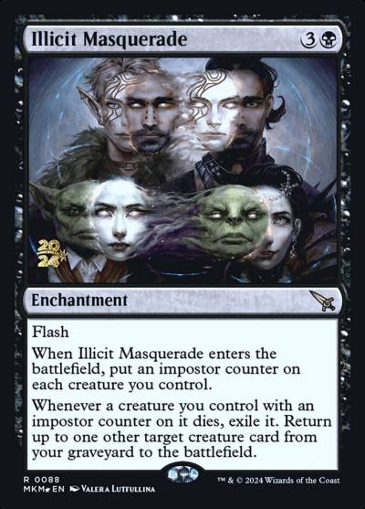 Illicit Masquerade PMKM-88S Murders at Karlov Manor Promos Magic card
