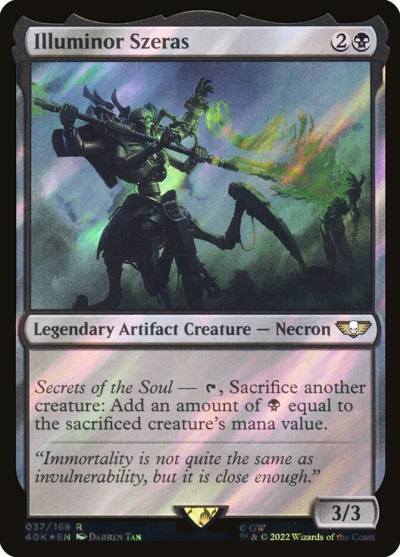 Illuminor Szeras 40K-37STAR Warhammer 40,000 Commander Magic card