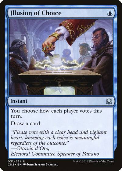 Illusion of Choice CN2-31 Conspiracy: Take the Crown Magic card