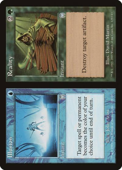 Illusion // Reality APC-129 Apocalypse Magic card
