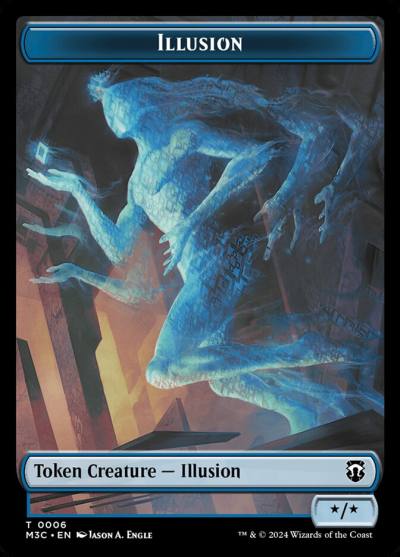 Illusion TM3C-6 Modern Horizons 3 Commander Tokens Magic card