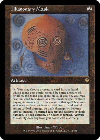 Illusionary Mask TD0-A114 Magic Online Theme Decks Magic card