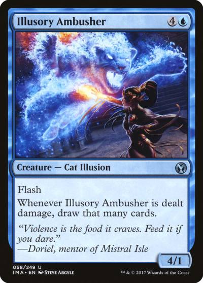 Illusory Ambusher IMA-58 Iconic Masters Magic card