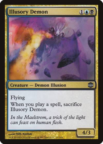Illusory Demon 21 Alara Reborn Magic card