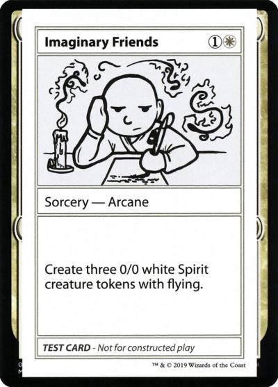 Imaginary Friends CMB2-7 Mystery Booster Playtest Cards 2021 Magic card