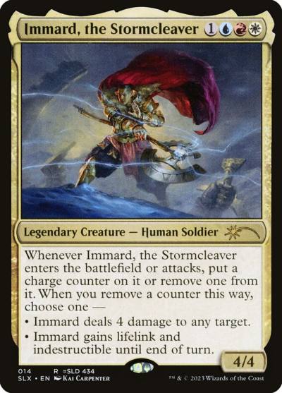 Immard, the Stormcleaver SLX-14 Universes Within Magic card