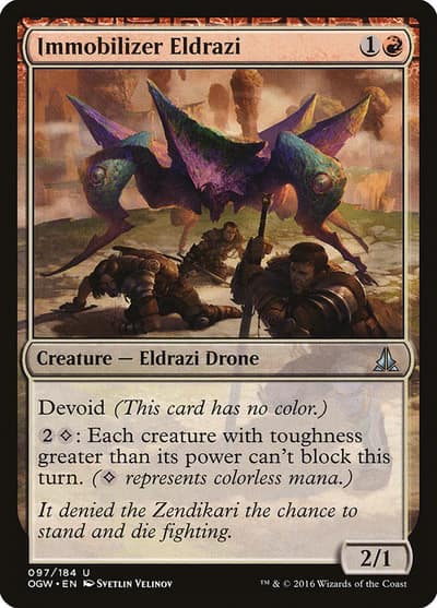 Immobilizer Eldrazi 97 Oath of the Gatewatch Magic card