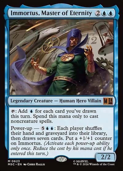 Immortus, Master of Eternity 623 Marvel Super Heroes Commander Magic card