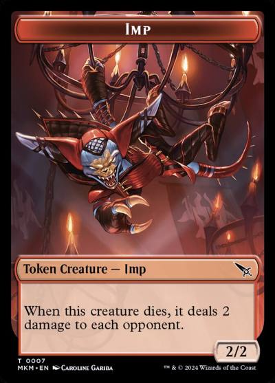 Imp TMKM-7 Murders at Karlov Manor Tokens Magic card