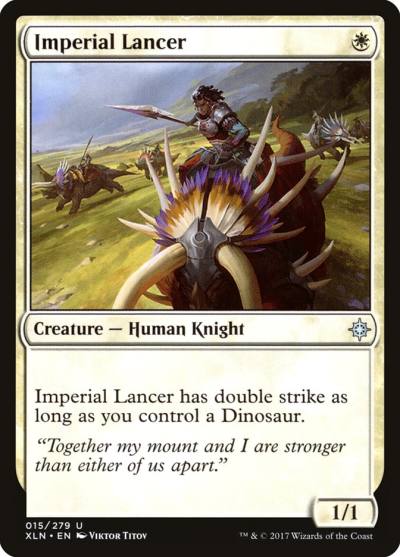 Imperial Lancer 15 Ixalan Magic card