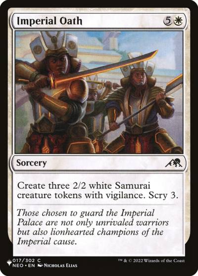 Imperial Oath PLST-NEO-17 The List Magic card