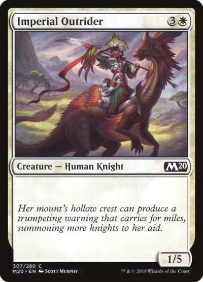 Imperial Outrider 307 Core Set 2020 Magic card