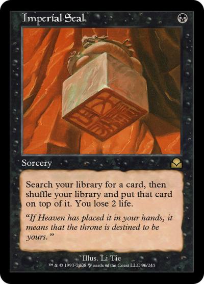 Imperial Seal ME2-96 Masters Edition II Magic card