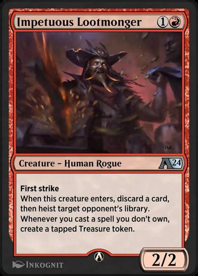 Impetuous Lootmonger YOTJ-12 Alchemy: Outlaws of Thunder Junction Magic card