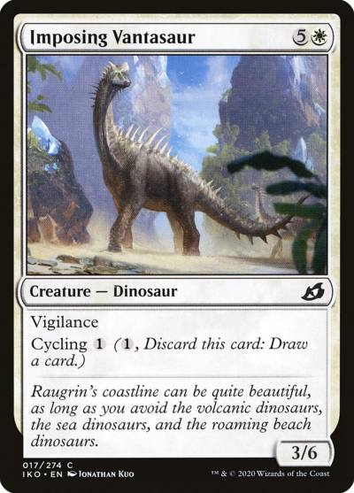 Imposing Vantasaur IKO-17 Ikoria: Lair of Behemoths Magic card