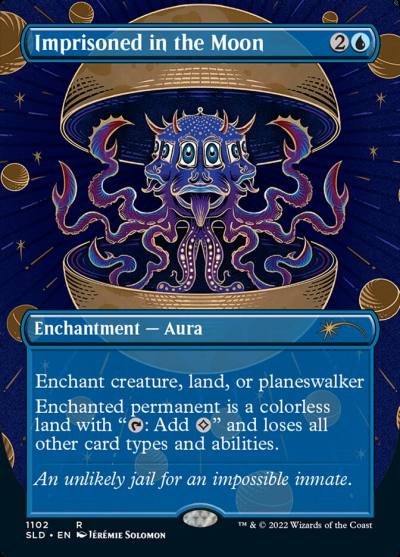 Imprisoned in the Moon SLD-1102 Secret Lair Drop Magic card