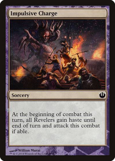 Impulsive Charge TDAG-8 Defeat a God Magic card