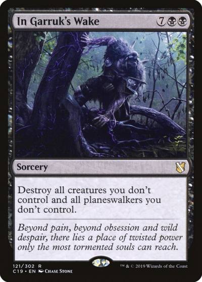 In Garruk's Wake C19-121 Commander 2019 Magic card