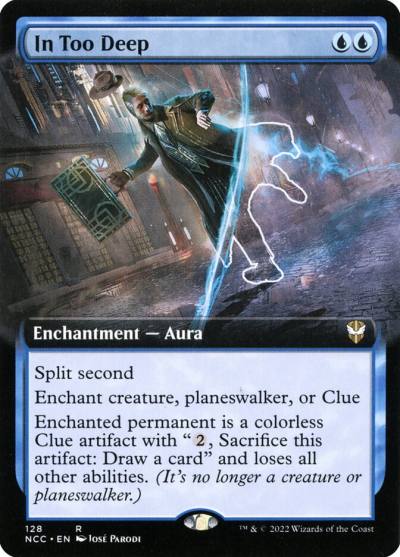 In Too Deep NCC-128 New Capenna Commander Magic card