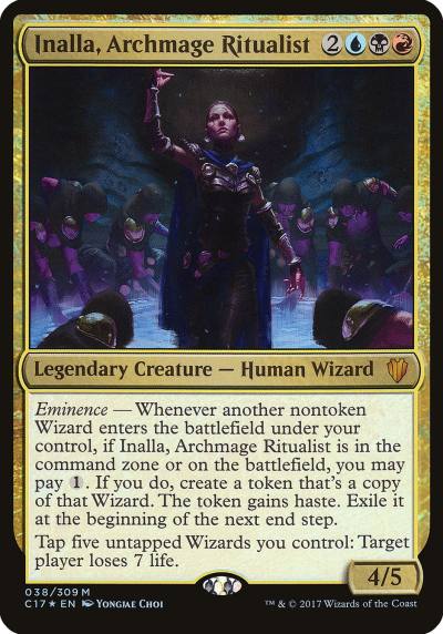 Inalla, Archmage Ritualist OC17-38 Commander 2017 Oversized Magic card