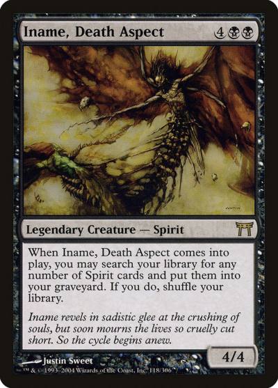 Iname, Death Aspect 118 Champions of Kamigawa Magic card