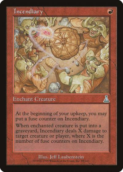 Incendiary UDS-89 Urza's Destiny Magic card