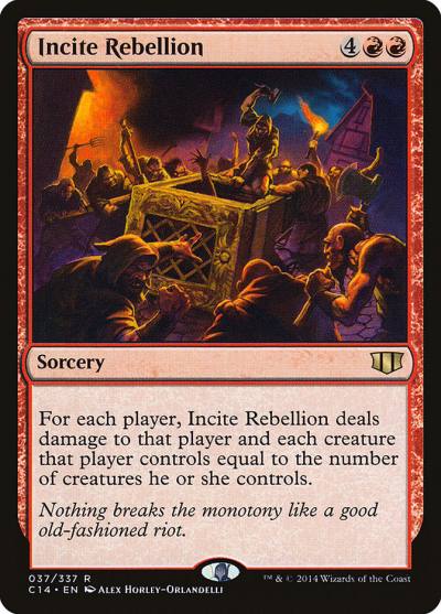 Incite Rebellion C14-37 Commander 2014 Magic card