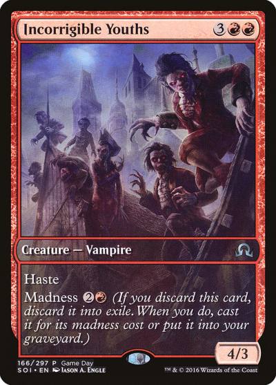 Incorrigible Youths PSOI-166 Shadows over Innistrad Promos Magic card