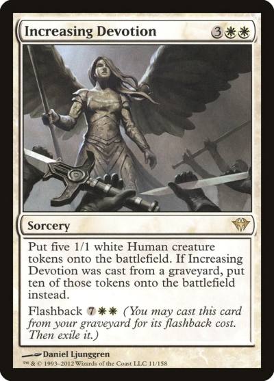 Increasing Devotion DKA-11 Dark Ascension Magic card