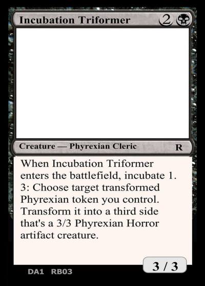 Incubation Triformer RB03c Unknown Event Magic card