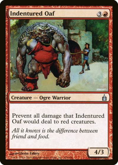 Indentured Oaf RAV-133 Ravnica: City of Guilds Magic card