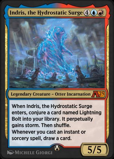 Indris, the Hydrostatic Surge YBLB-25 Alchemy: Bloomburrow Magic card