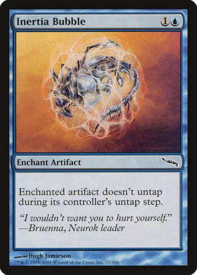 Inertia Bubble MRD-37 Mirrodin Magic card
