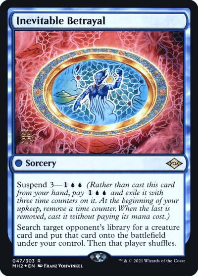 Inevitable Betrayal PMH2-47S Modern Horizons 2 Promos Magic card