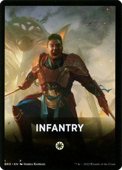 Infantry FBRO-1 The Brothers' War Jumpstart Front Cards Magic card