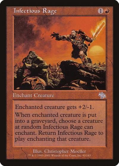 Infectious Rage JUD-92 Judgment Magic card