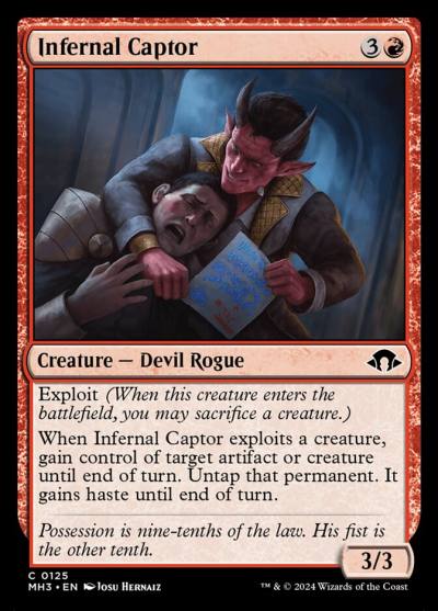 Infernal Captor MH3-125 Modern Horizons 3 Magic card
