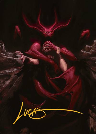 Infernal Grasp // Infernal Grasp AINR-10 Innistrad Remastered Art Series Magic card