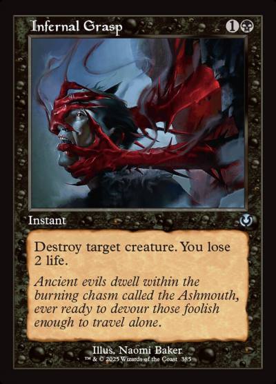 Infernal Grasp INR-385 Innistrad Remastered Magic card