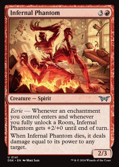 Infernal Phantom 141 Duskmourn: House of Horror Magic card