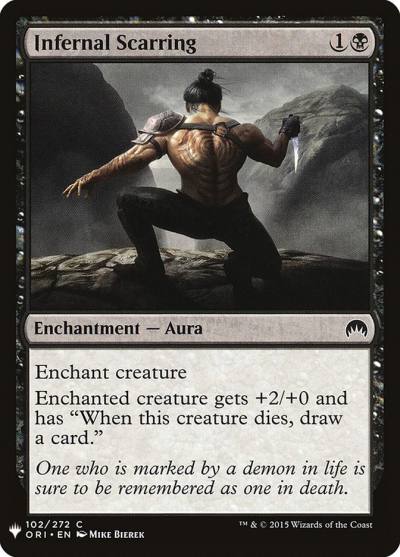Infernal Scarring PLST-ORI-102 The List Magic card