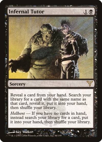 Infernal Tutor DIS-46 Dissension Magic card