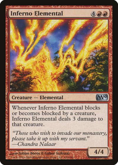 Inferno Elemental 142 Magic 2010 Magic card