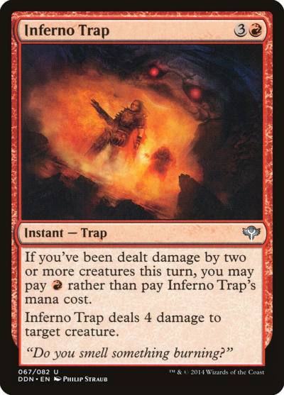 Inferno Trap DDN-67 Duel Decks: Speed vs. Cunning Magic card
