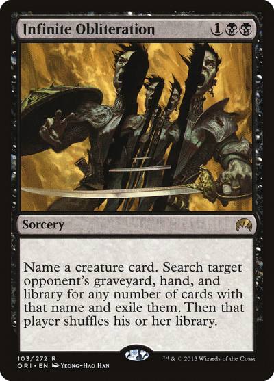 Infinite Obliteration ORI-103 Magic Origins Magic card