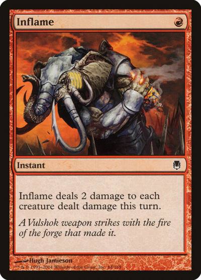 Inflame DST-64 Darksteel Magic card
